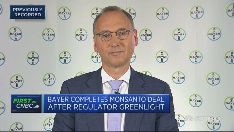 Bayer CEO: Monsanto deal will create $1.2 billion in synergies