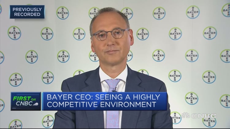 Bayer CEO: Seeing a highly competitive environment