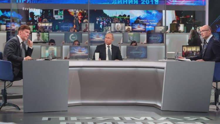 Russian President Vladimir Putin just held his annual public phone-in session