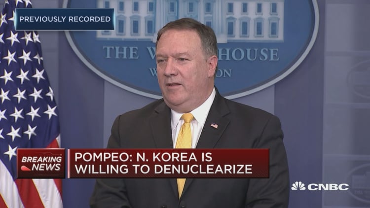 Pompeo: North Korea is willing to denuclearize