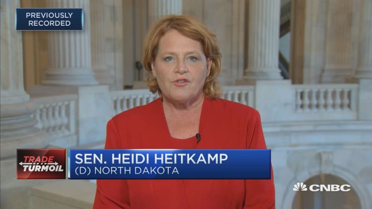 Sen. Heitkamp: Congress should have a role in national security-designed tariffs
