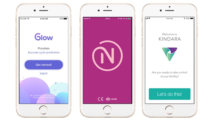 NaturalCycles app uses a woman's temperature to predict when she is fertile
