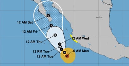 Hurricane Bud on track to impact Mexico and the Southwest US