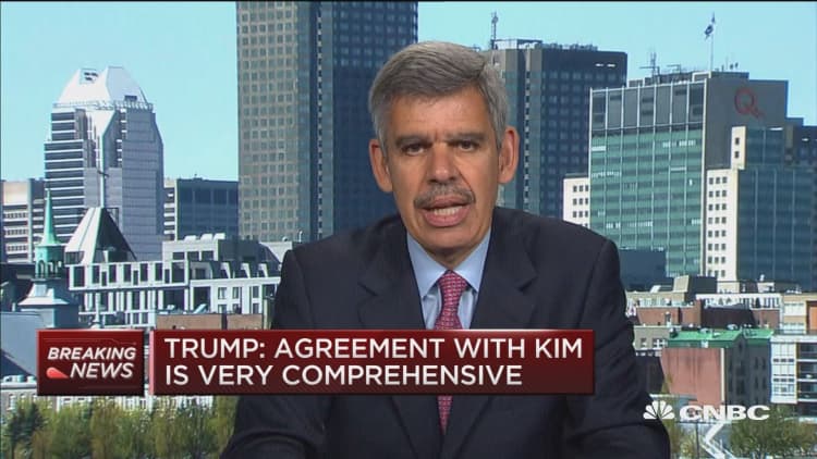 Trump's meeting with Kim is first step in a process, says Mohamed El-Erian