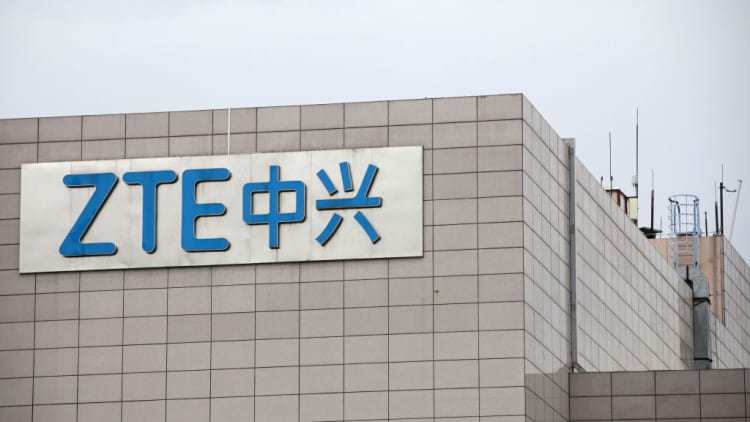 ZTE shares plunges more than 40% as shares resume trading
