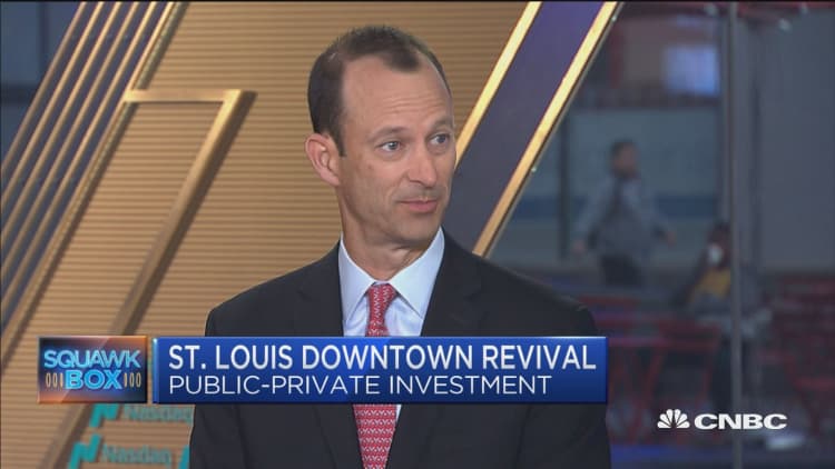 St. Louis downtown revival betting on baseball