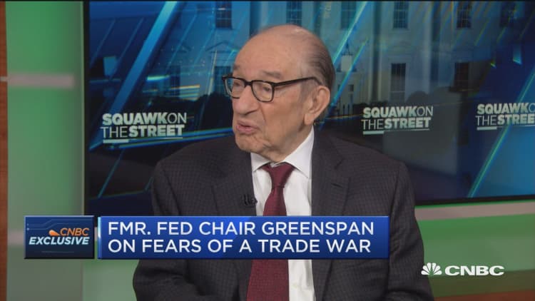 Alan Greenspan: We're on the edge of a trade war
