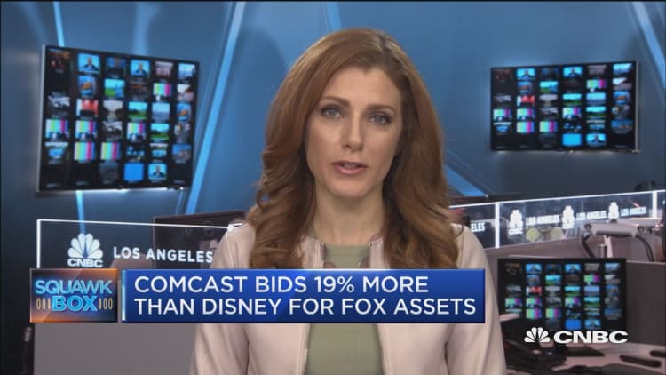Comcast's mega offer may trigger bidding war