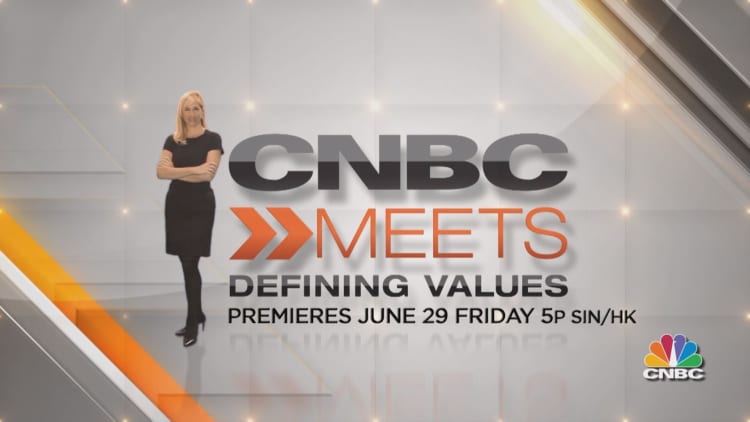 'CNBC Meets: Defining Values' airs on June 29
