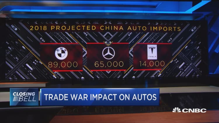 US automakers fear Chinese retaliatory tariffs