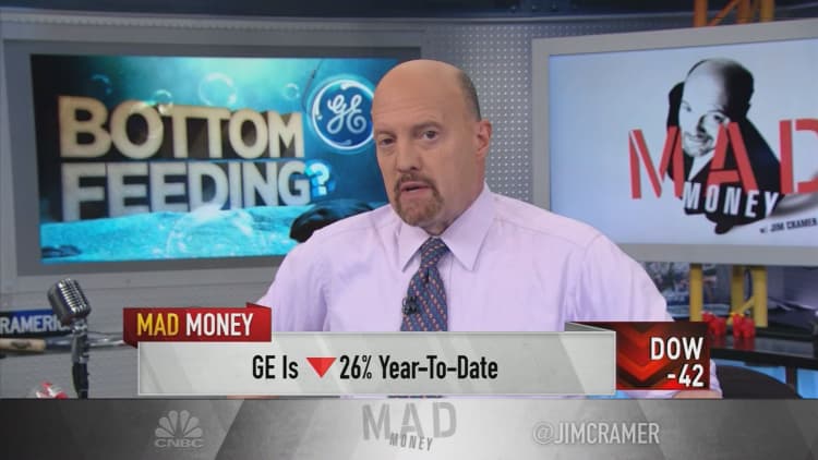 Cramer: It's hard to believe this is bottom for shares of General Electric