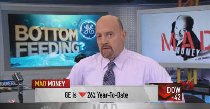 Cramer: It's hard to believe this is bottom for shares of General Electric
