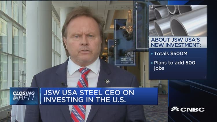 JSW USA CEO: We are in lockstep with the president on trade