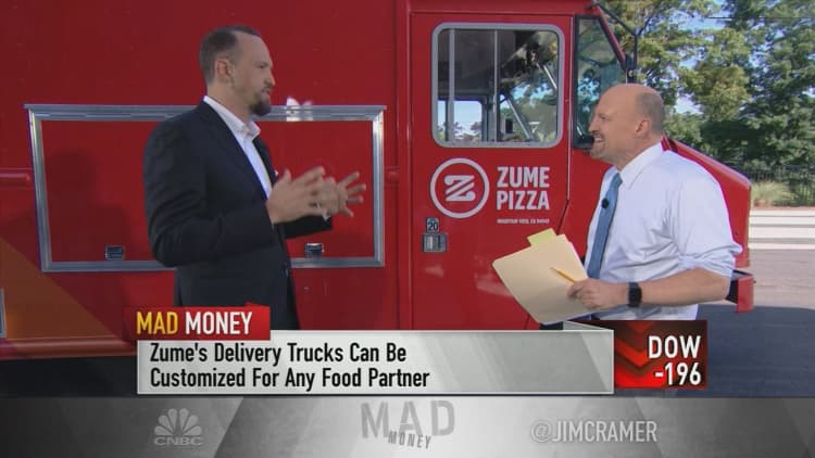 CEO of tech-focused pizza delivery company on solving unemployment with robots