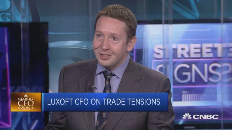 Luxoft CFO: Trade tensions will affect firms close to commodities