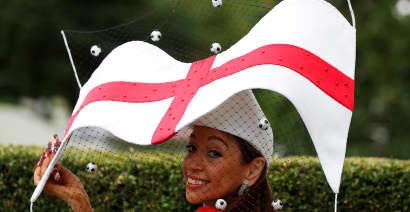 Some of the most eye-catching hats at the UK's Royal Ascot racing event