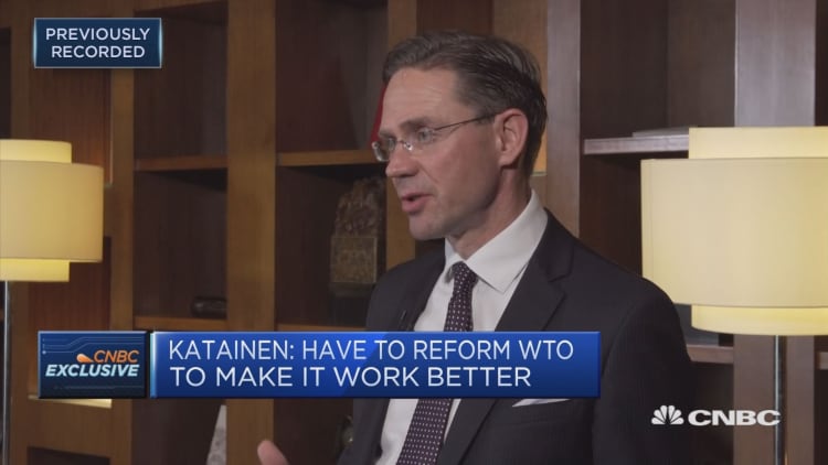 EU’s Katainen: There are no winners in a trade war
