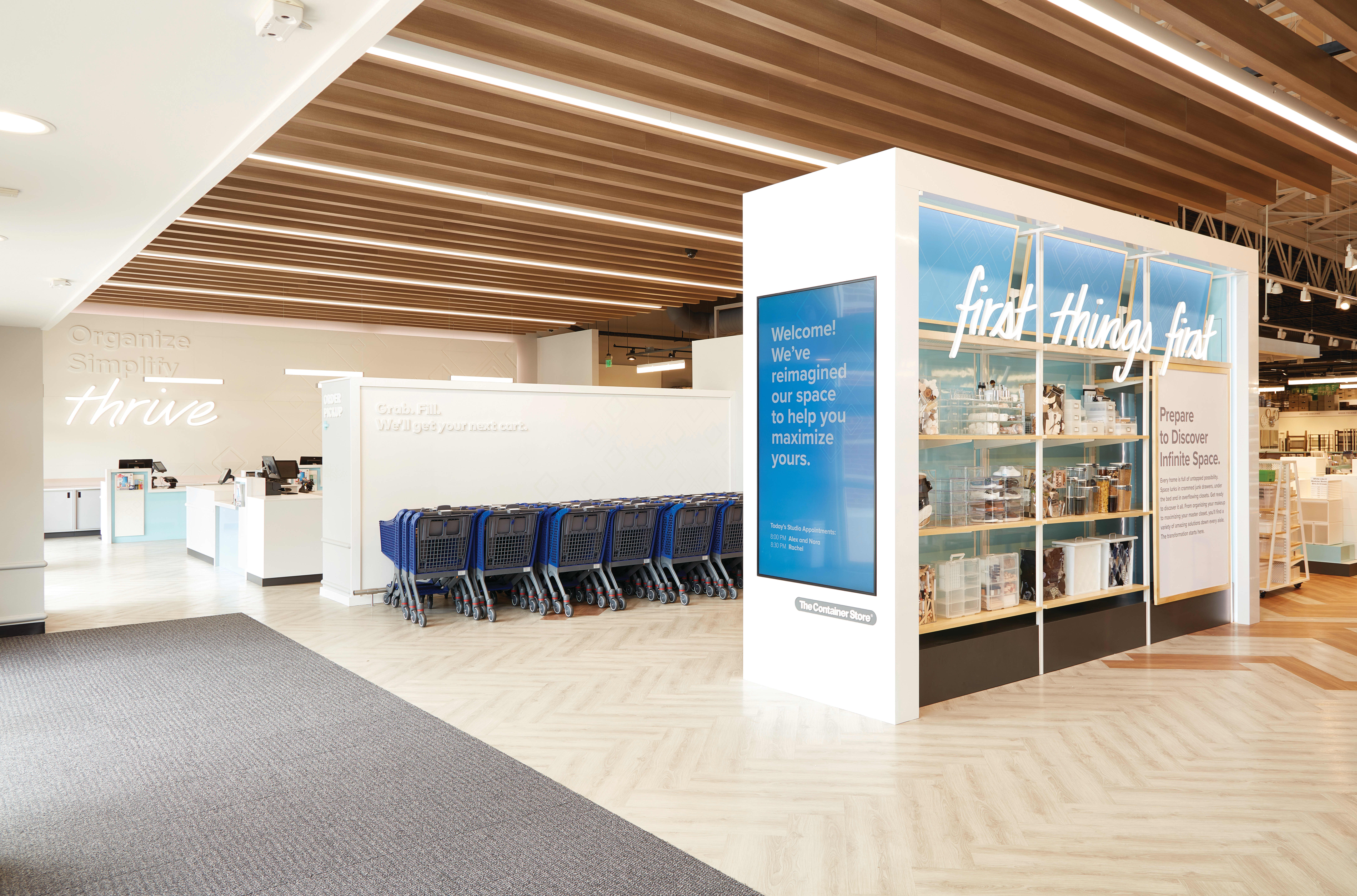 The Container Store is redesigning its stores to include more tech