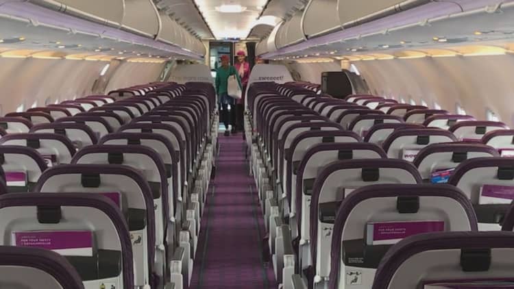 Here's what it's like to fly to Iceland on WOW Air