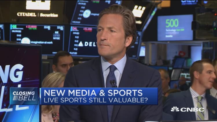 Live sports is still the holy grail of media, says expert