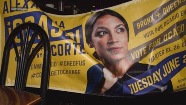 Alexandria Ocasio-Cortez defeated House Democrat Joe Crowley in a stunning election primary
