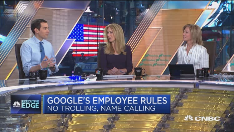 Google's new employee rules: No doxxing, trolling or name calling