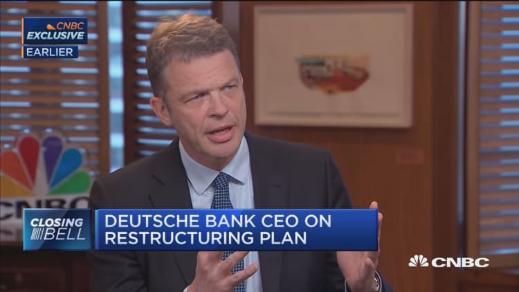 Deutsche Bank CEO: We need to work on sustainable profitability