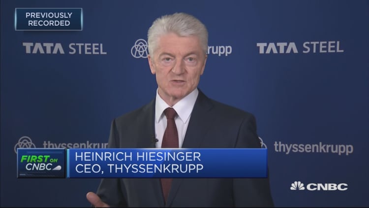 Thyssenkrupp CEO: Merger with Tata driven by strong industrial logic