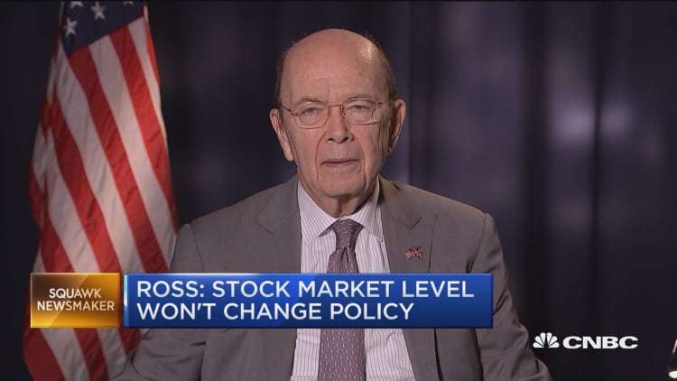 Commerce Secretary Wilbur Ross on stocks and the economy
