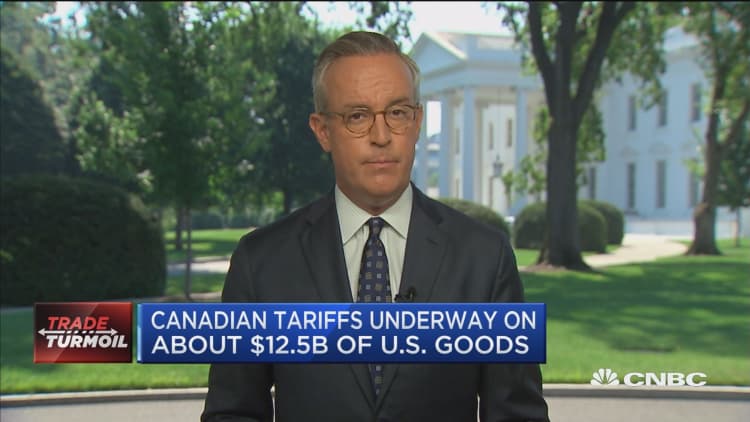 Canada strikes back imposing tariffs on US products