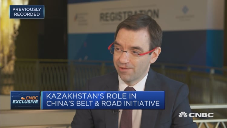 Kazakhstan is in a 'wonderful location' now, says the EBRD