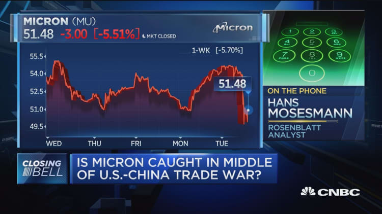 Is Micron caught in middle of US-China trade war?