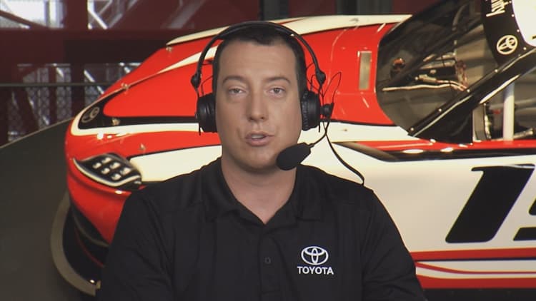 Kyle Busch discusses NASCAR and Toyota manufacturing in the US