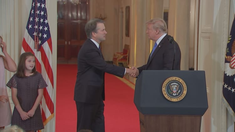President Trump selects Brett Kavanaugh for Supreme Court nominee