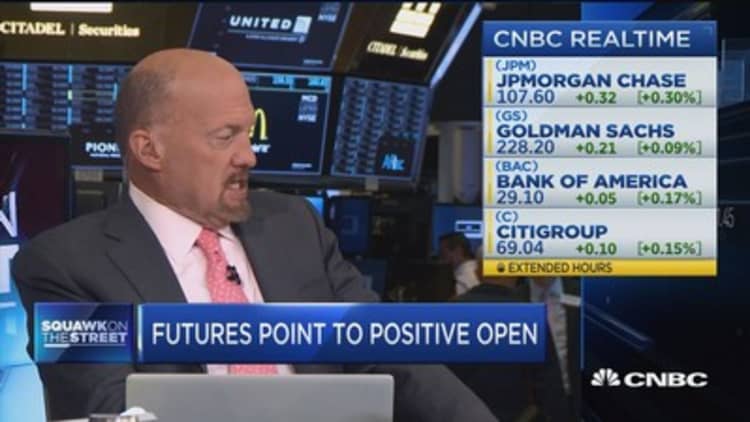 Be careful not to get too negative on this market, you could get steamrolled, says Jim Cramer