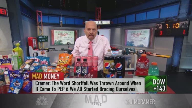 Cramer pinpoints the single best thing about PepsiCo's earnings beat: The short sellers
