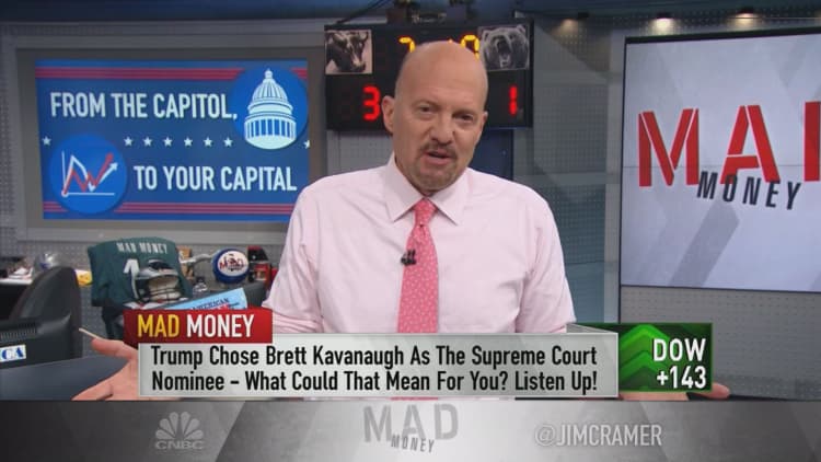 Cramer thinks Kavanaugh a 'subtle win' for business
