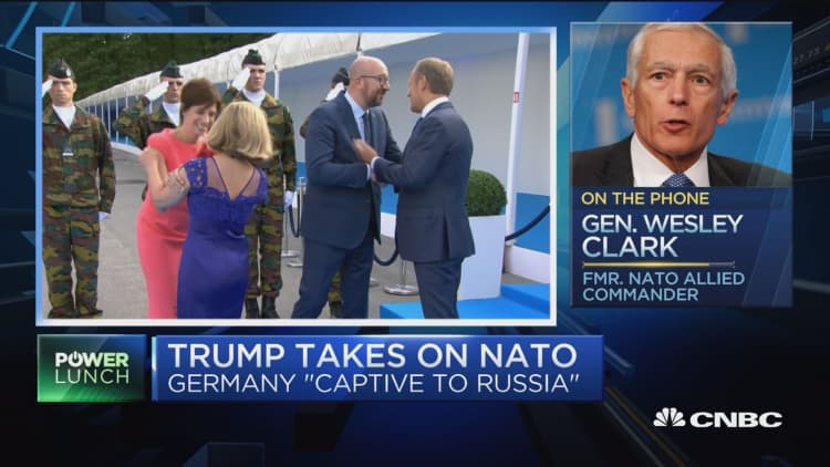 Trump takes on NATO, tensions grow with EU