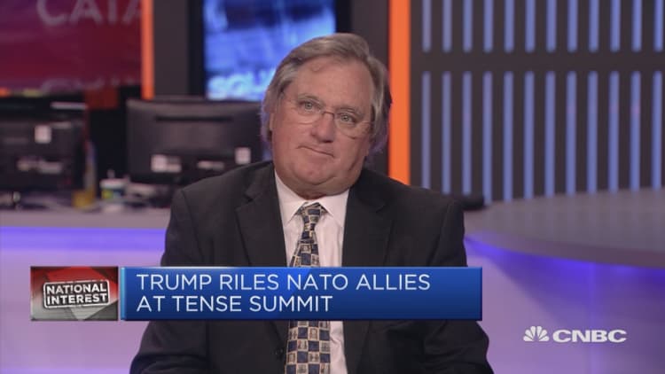 Trump’s spat with NATO ‘almost irrelevant’ for investors, fund manager says