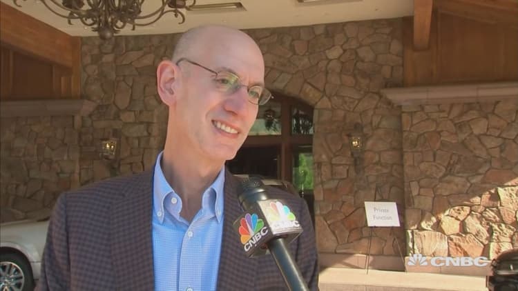 NBA Commissioner weighs in on media mergers