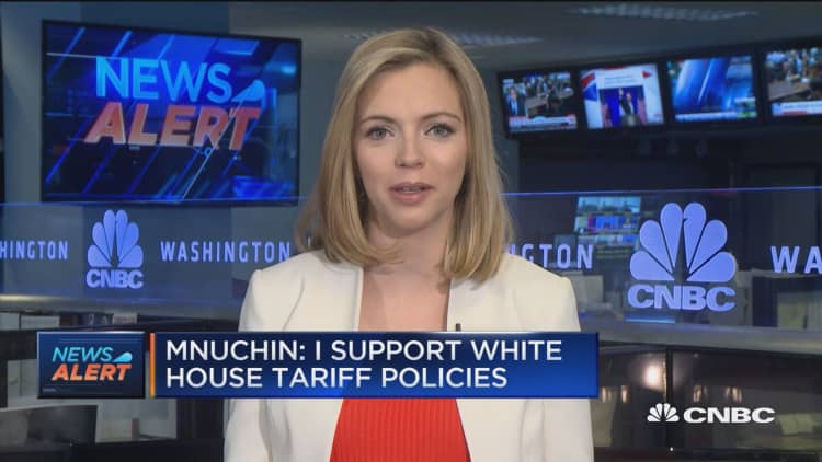 Mnuchin: I support White House tariffs