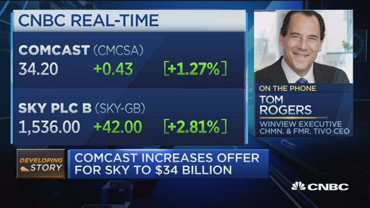 Sky is much more valuable to Comcast than Disney: Media executive
