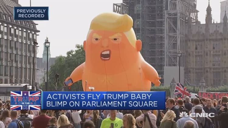 'Trump Baby' balloon takes flight