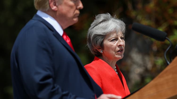 Theresa May: President Trump has been clear about the challenges we face