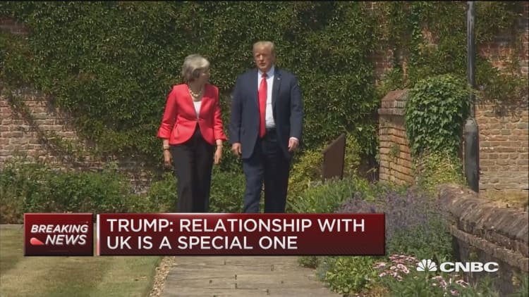 Trump to May: Whatever you do with Brexit is OK