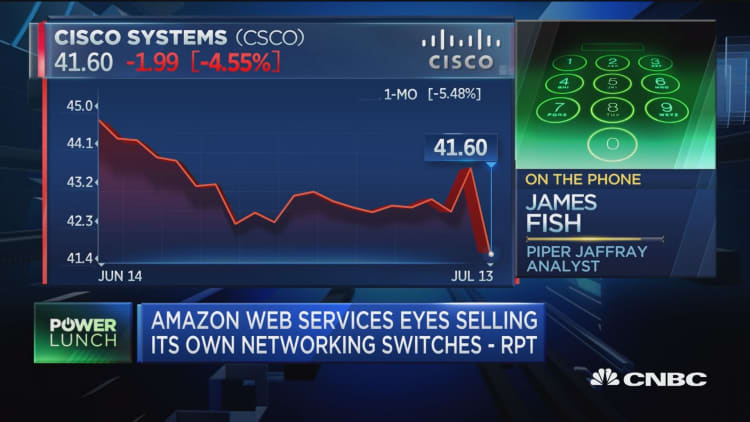 Cisco down: Amazon eyes selling its own networking switches