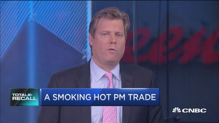 A smoking hot Philip Morris trade