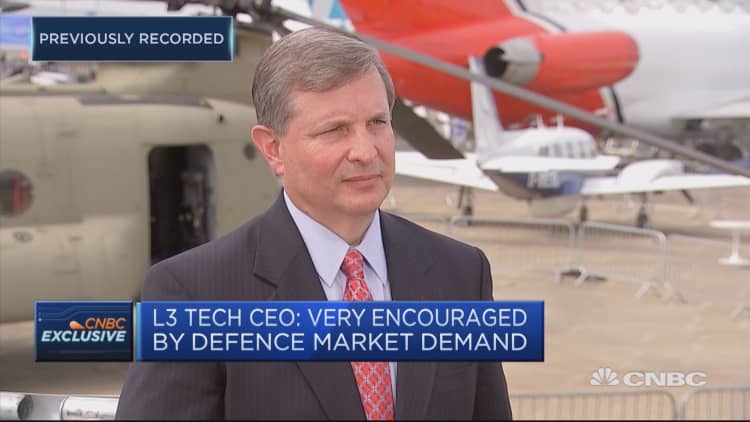 L3 Technologies CEO: Very encouraged by defense market demand