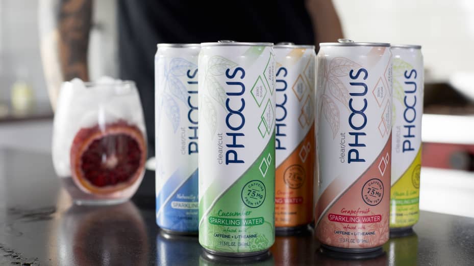 This med student dropped out to start caffeinated water company Phocus