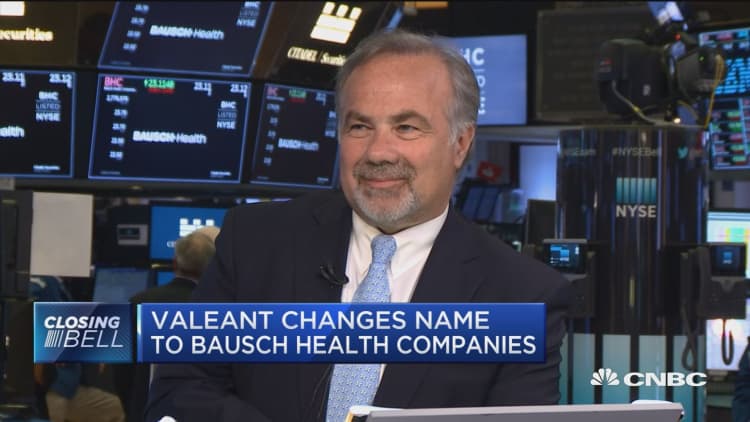 Valeant changes name to Bausch Health Companies, CEO explains why